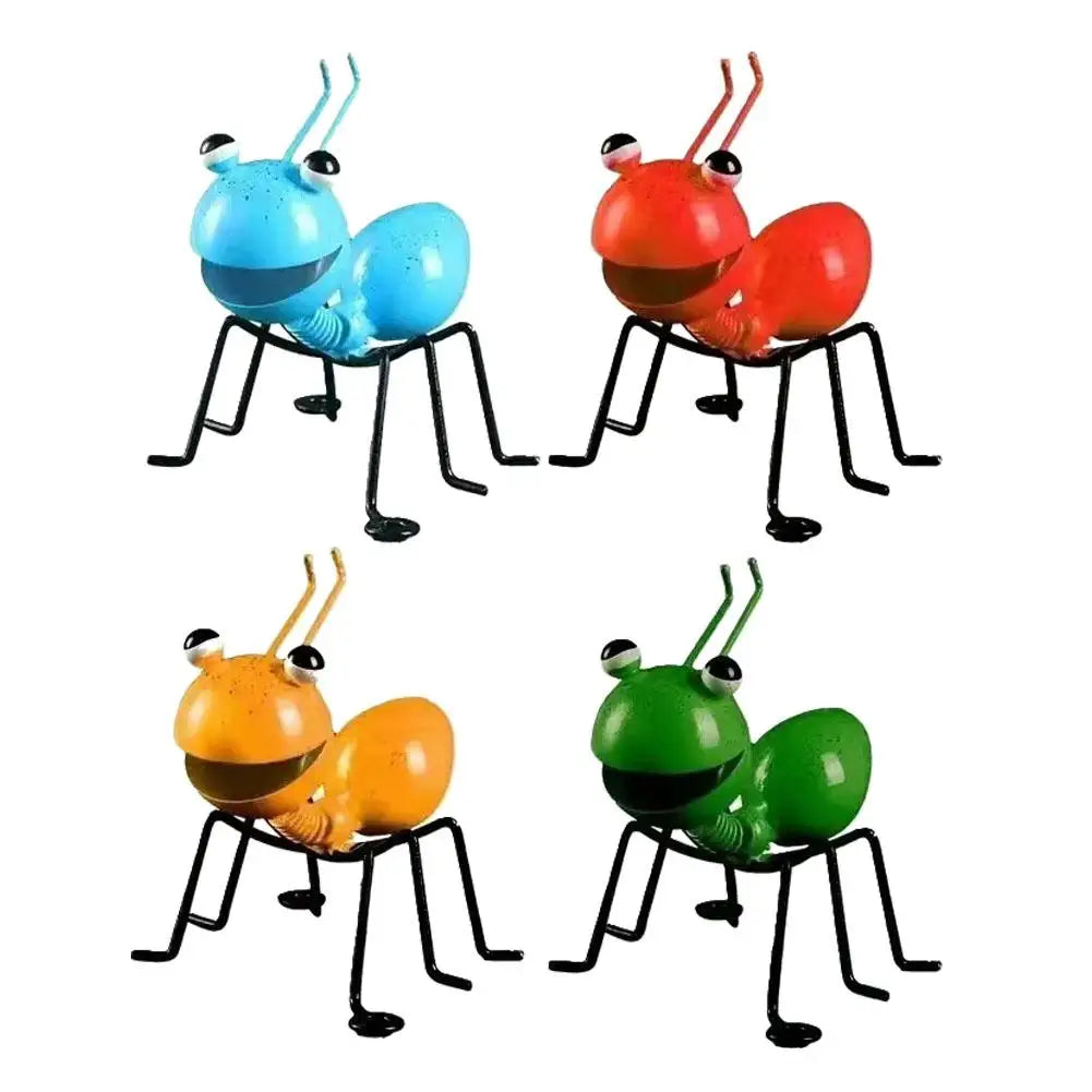 Cute Ant Statue Garden Decor Figure Stand Outdoor Yard Lawn