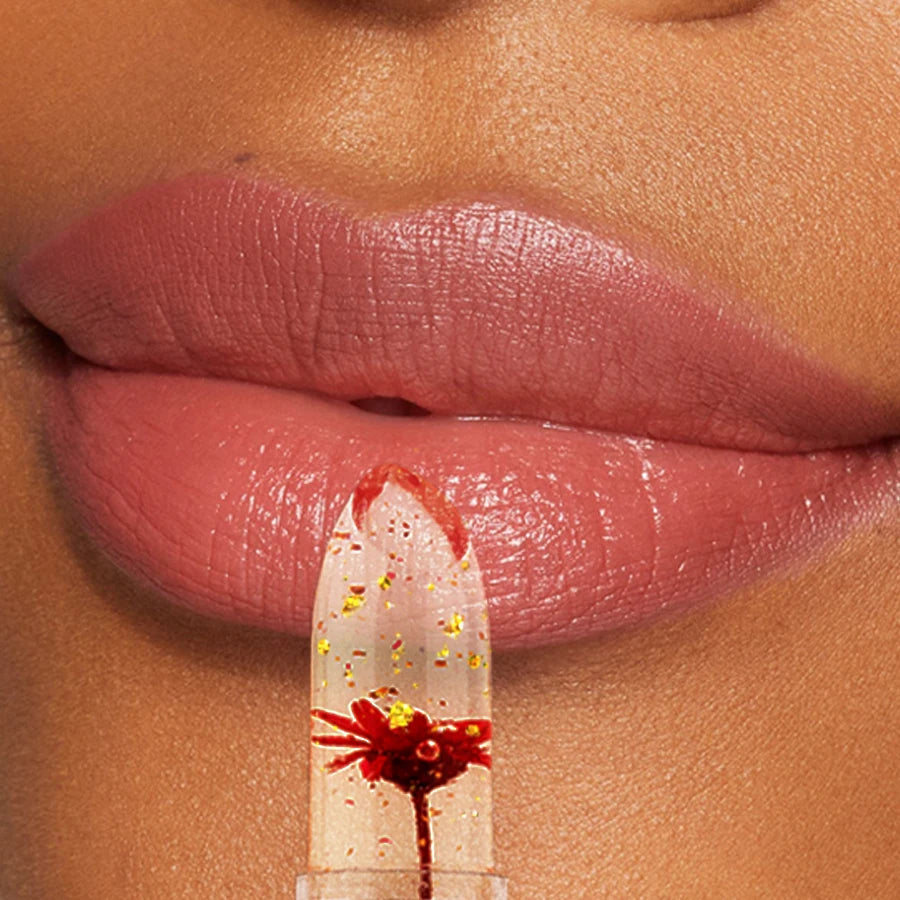 Glitter Jelly Lipstick Lip Balm Change Transparent Moisturizing