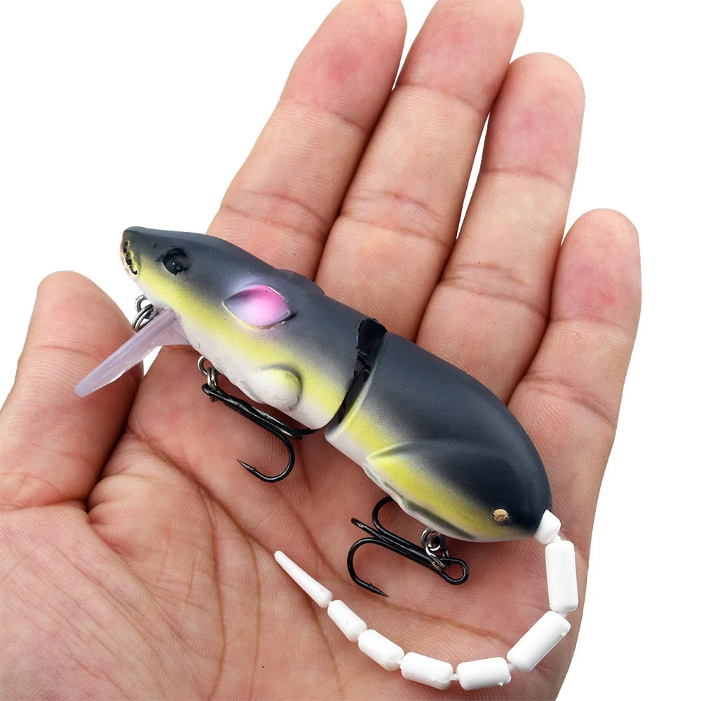 Mouse Fishing Lure 15.5cm Broken Joint Pencil Bait 15.5g