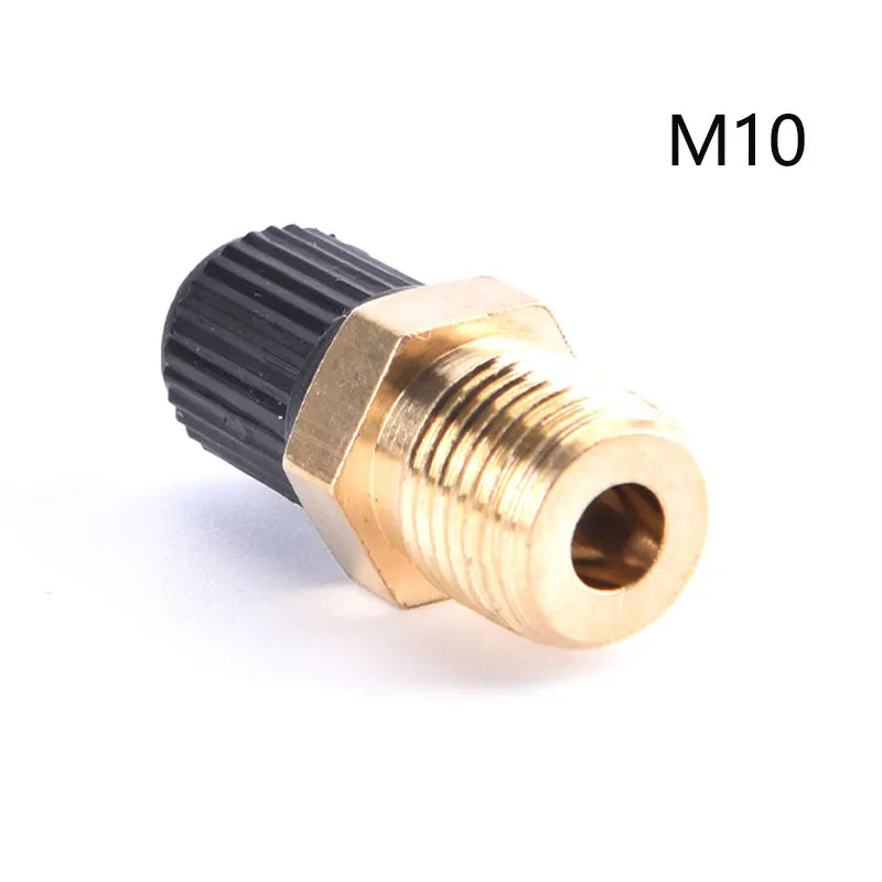 CM1 NPT Solid Nickel Plated Brass Air Compressor Tank Fill Valve Male