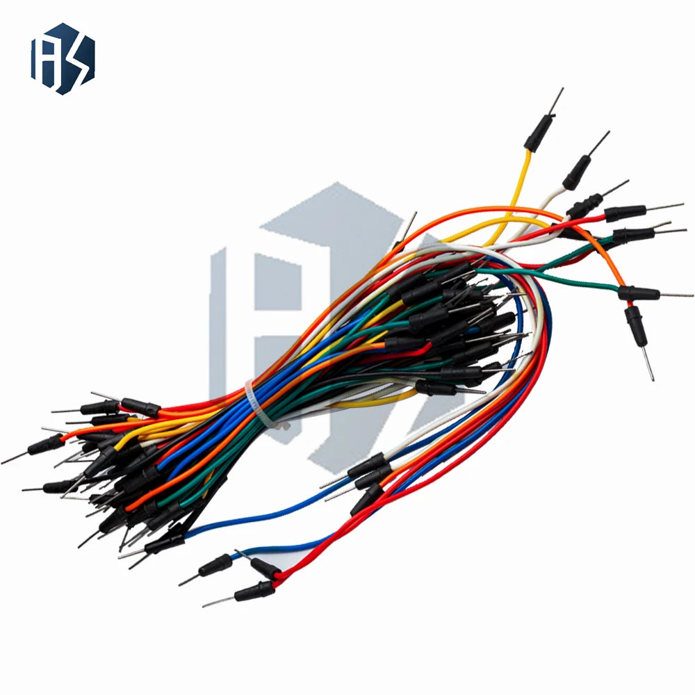 Male-to-male Flexible Jumper Wires Breadboard Cables Arduino Zpaxo