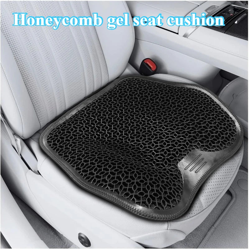 Honeycomb Gel Car Seat Cushion – Breathable Summer Seat Pad
