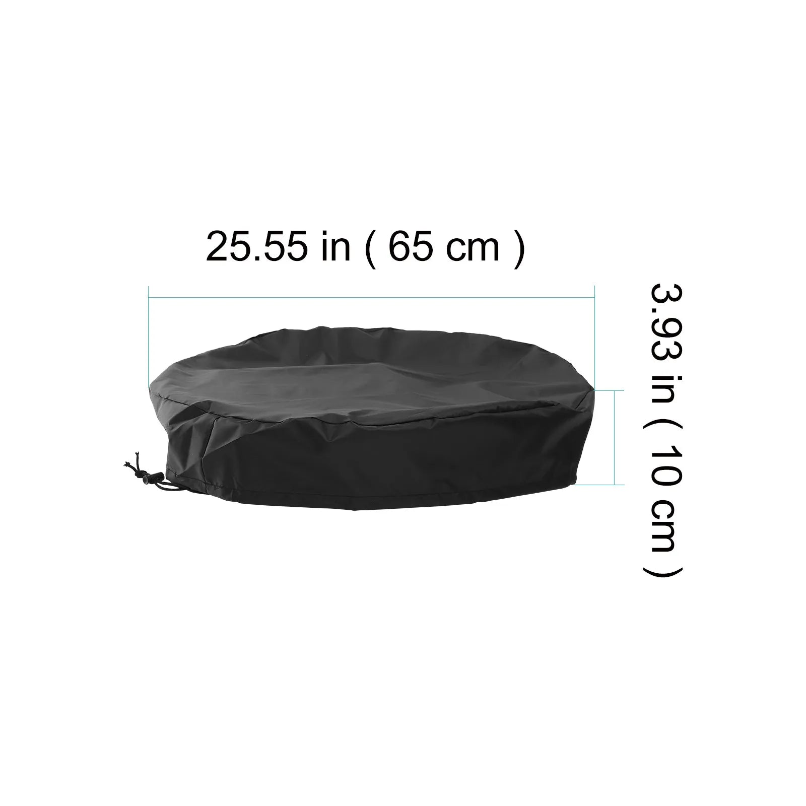 Oxford Cloth Rain Barrel Cover Reusable Protective Seal for Outdoor Water Bucket Cover Adjustable Drawstring Suitable for 55 Zpaxo