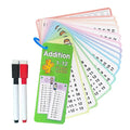Math Addition Subtraction Multiplication Division Erasable Reusable