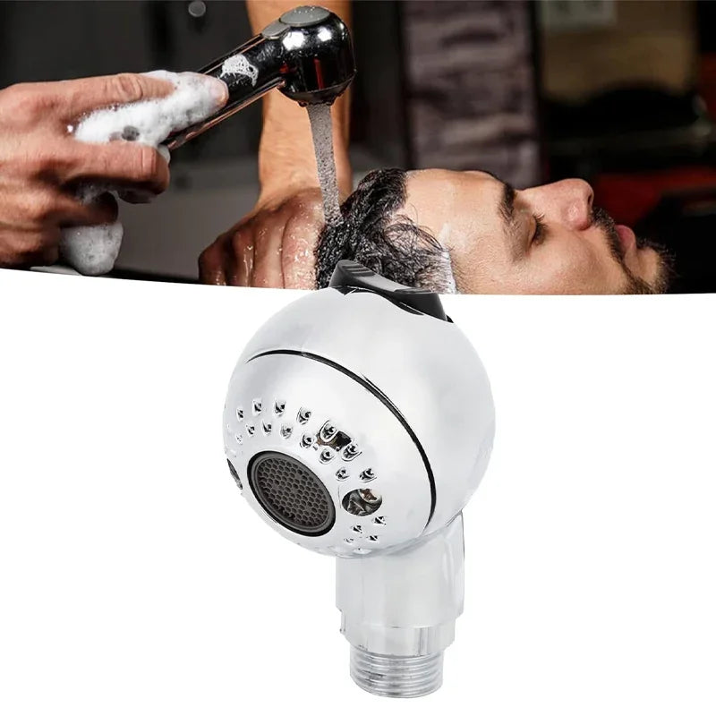 Round Shape Shower Head Attachment Salon Two Speed Adjustable Rain