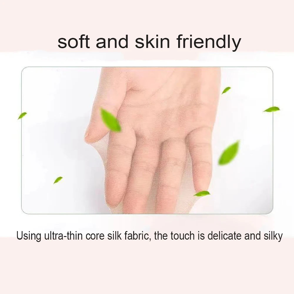 5 10 Pairs Women Socks Soft Non-slip Summer Ultrathin Breathable Sock