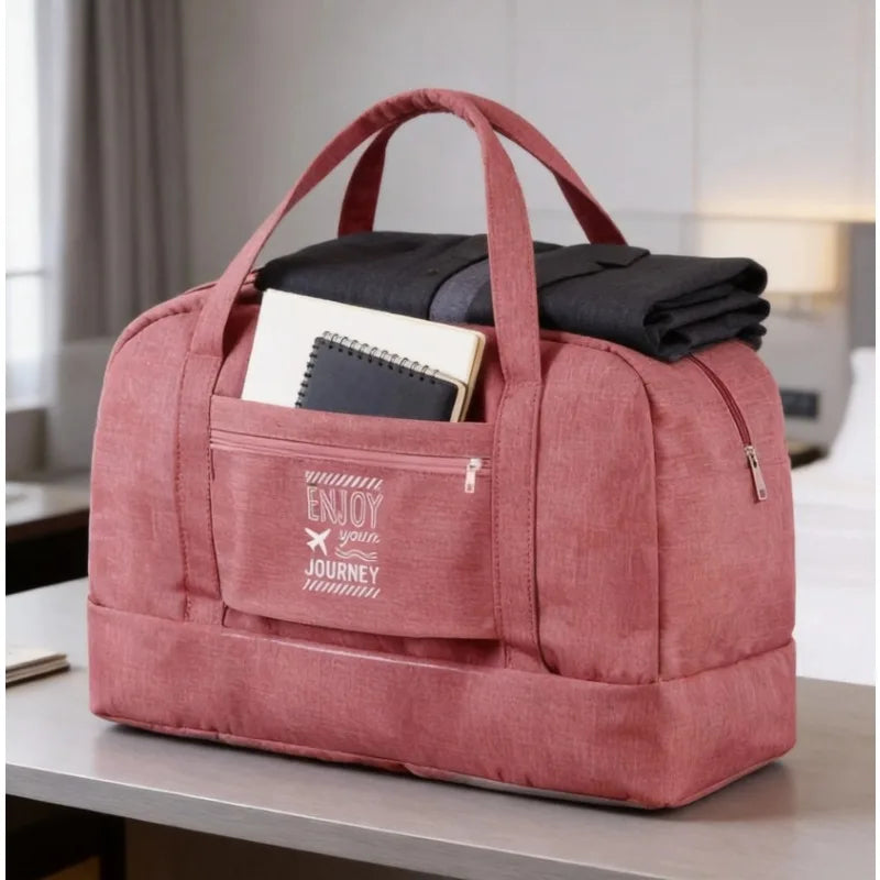 Stylish Folding Travel Bag Large Capacity Carry-on Organizer Multiple