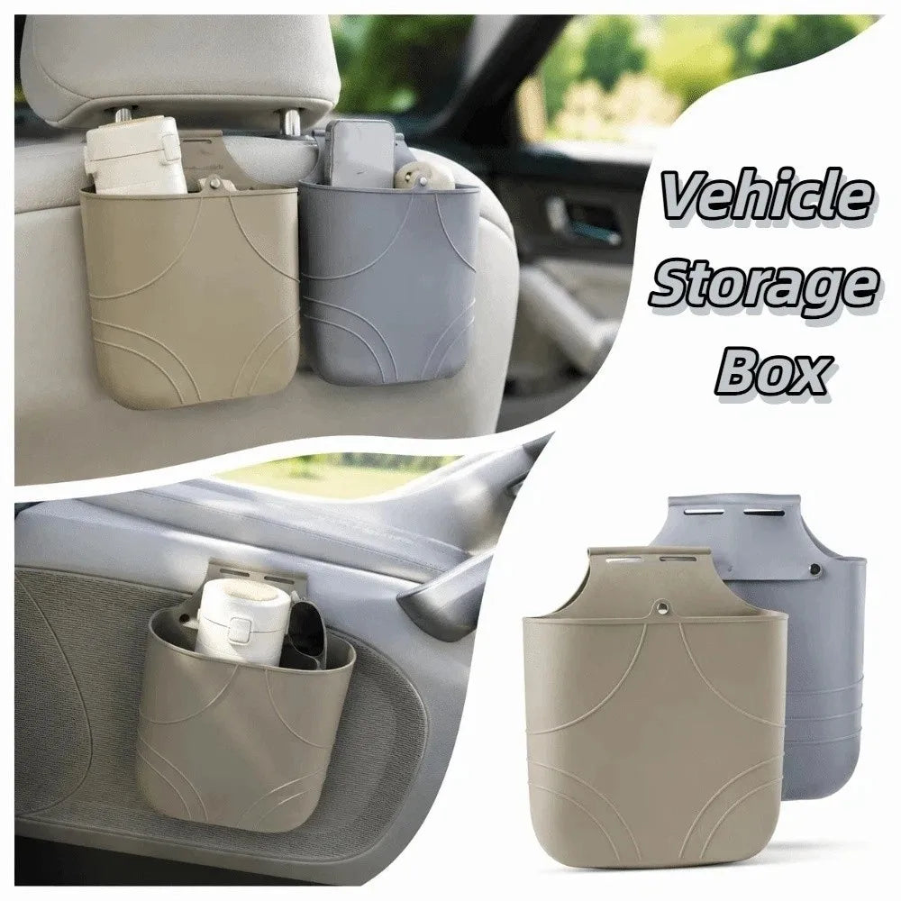 Multi-Functional Car Air Vent Organizer Soft Silicone Portable Storage Pouch Wear-Resistant Flexible Design Zpaxo