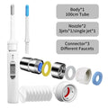 Faucet Dental Scaler Home Portable Dental Scaler No Power Supply For Tartar Removal Oral Cleaning Water Dental Floss Zpaxo 2 Nozzles Type