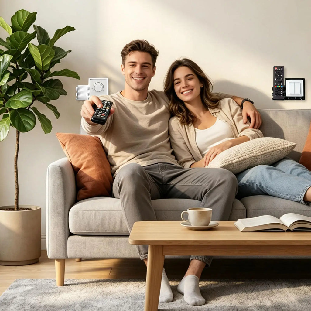 Remote Control Holder Wall Mount Adhesive Waterproof On-off Decor TV