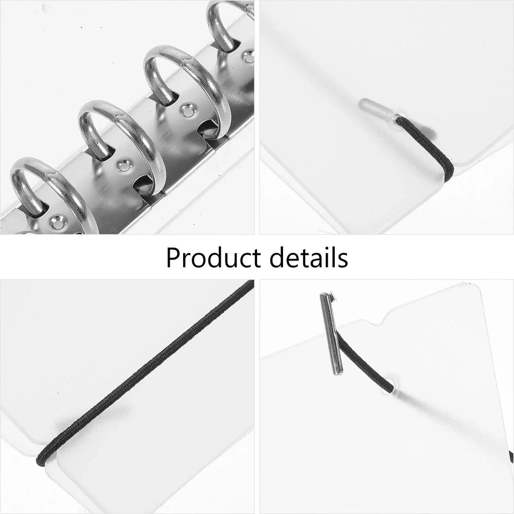 A7 Student Planner Binder Cover- Loose Leaf Folder Ring Durable