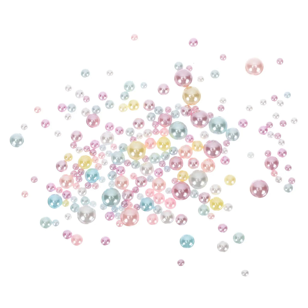 No Hole Floating Vase Decorative Pearls Resin Beads DIY Decoration