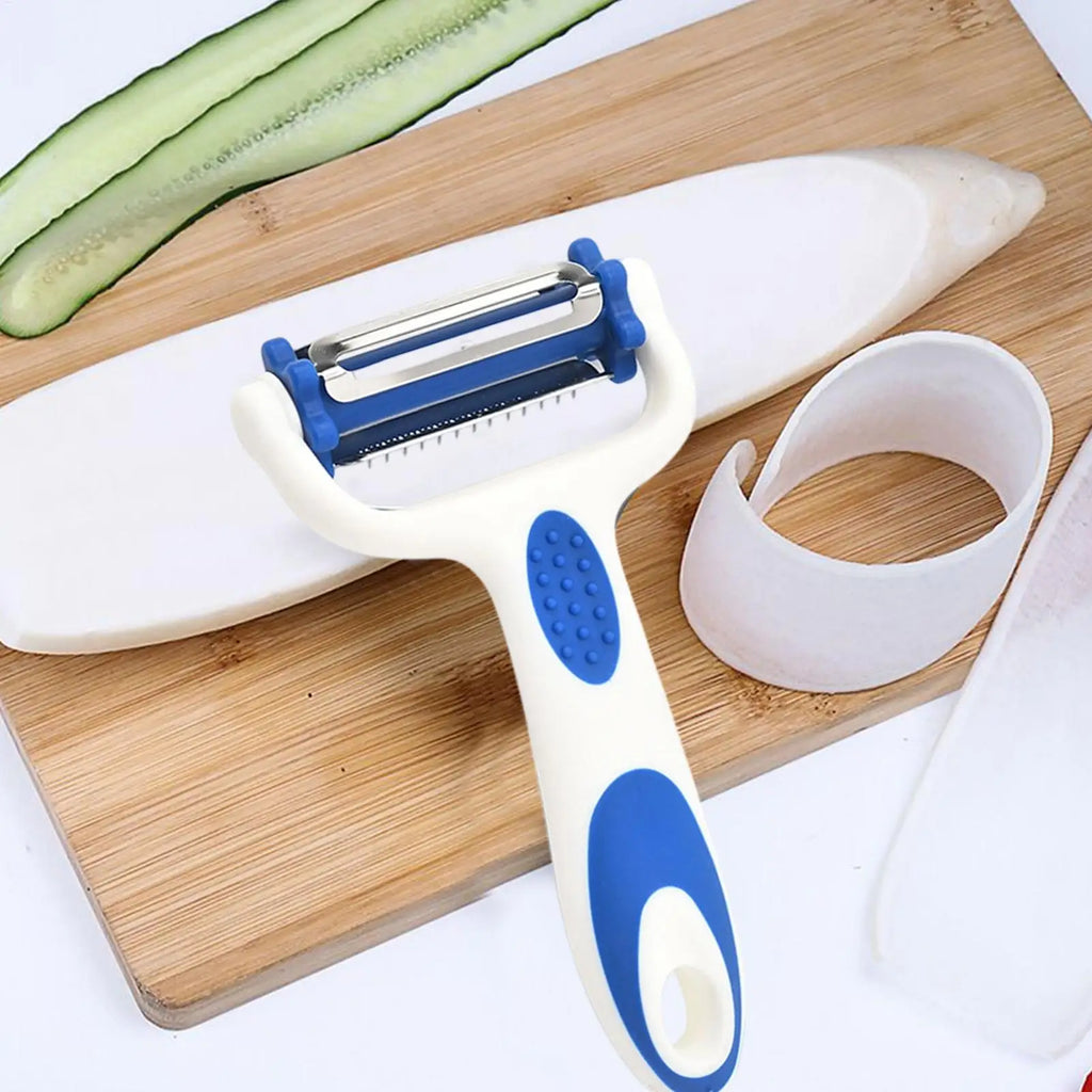3in1 Kitchen Peeler Multifunction Rotating Shredder Grater Fruit