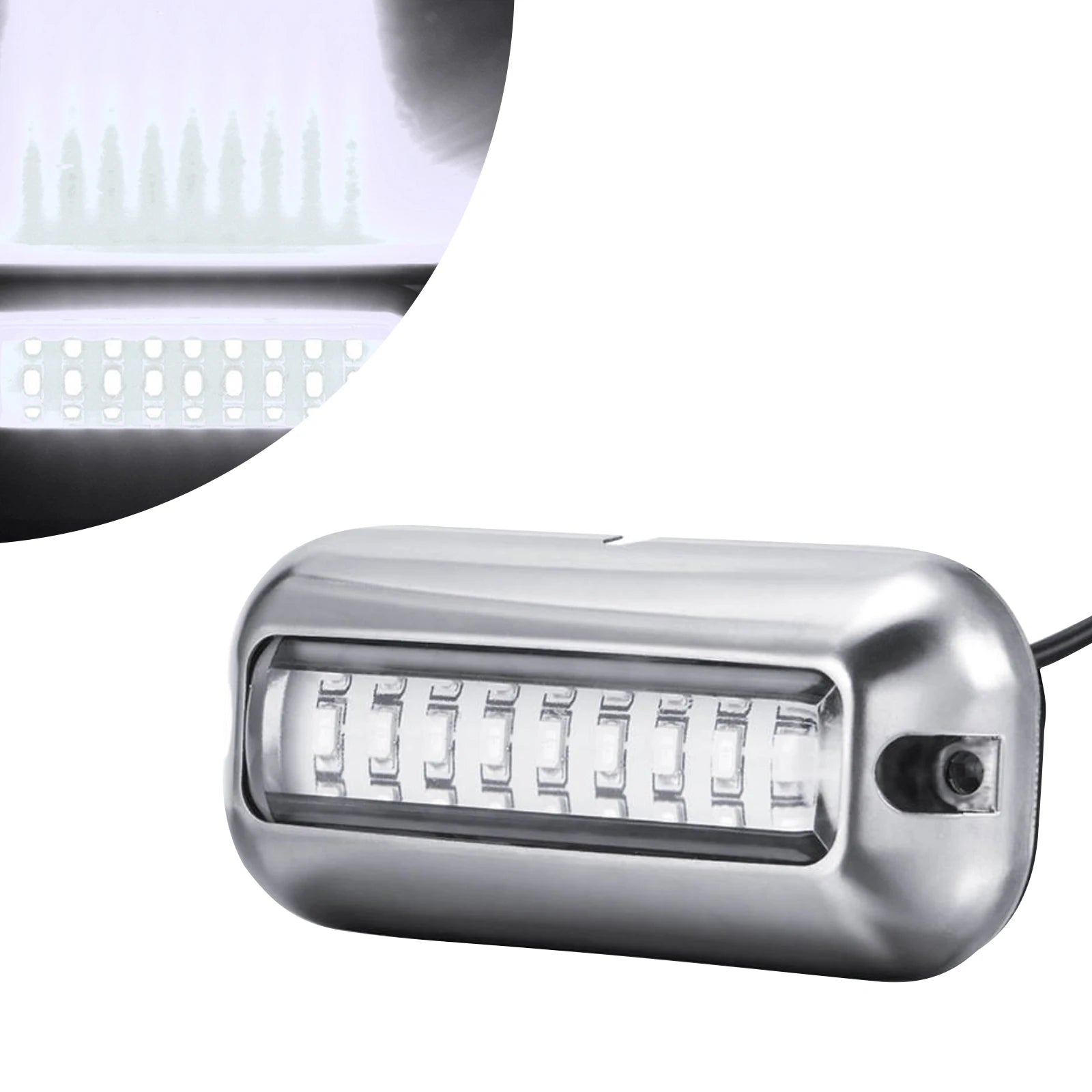 27 Led Stern Light Yacht Swimming Pool Stainless Steel Waterproof