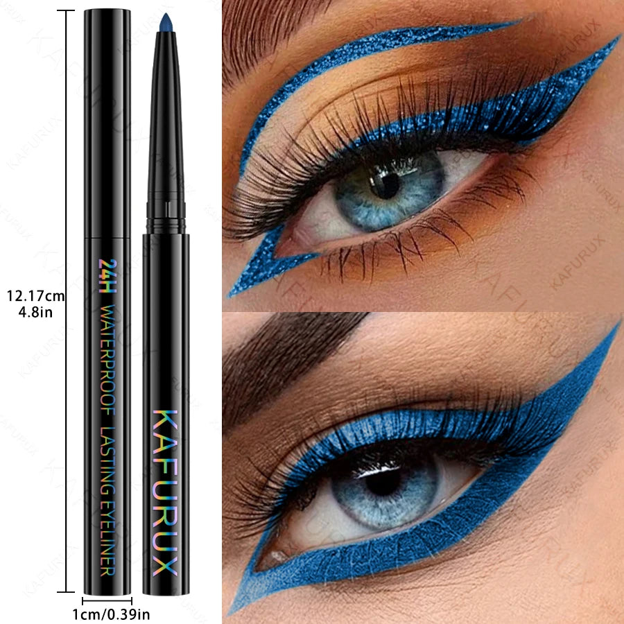 Colourful Eyeliner Pen Pigmented Pearly Glitter&shimmer Metallic