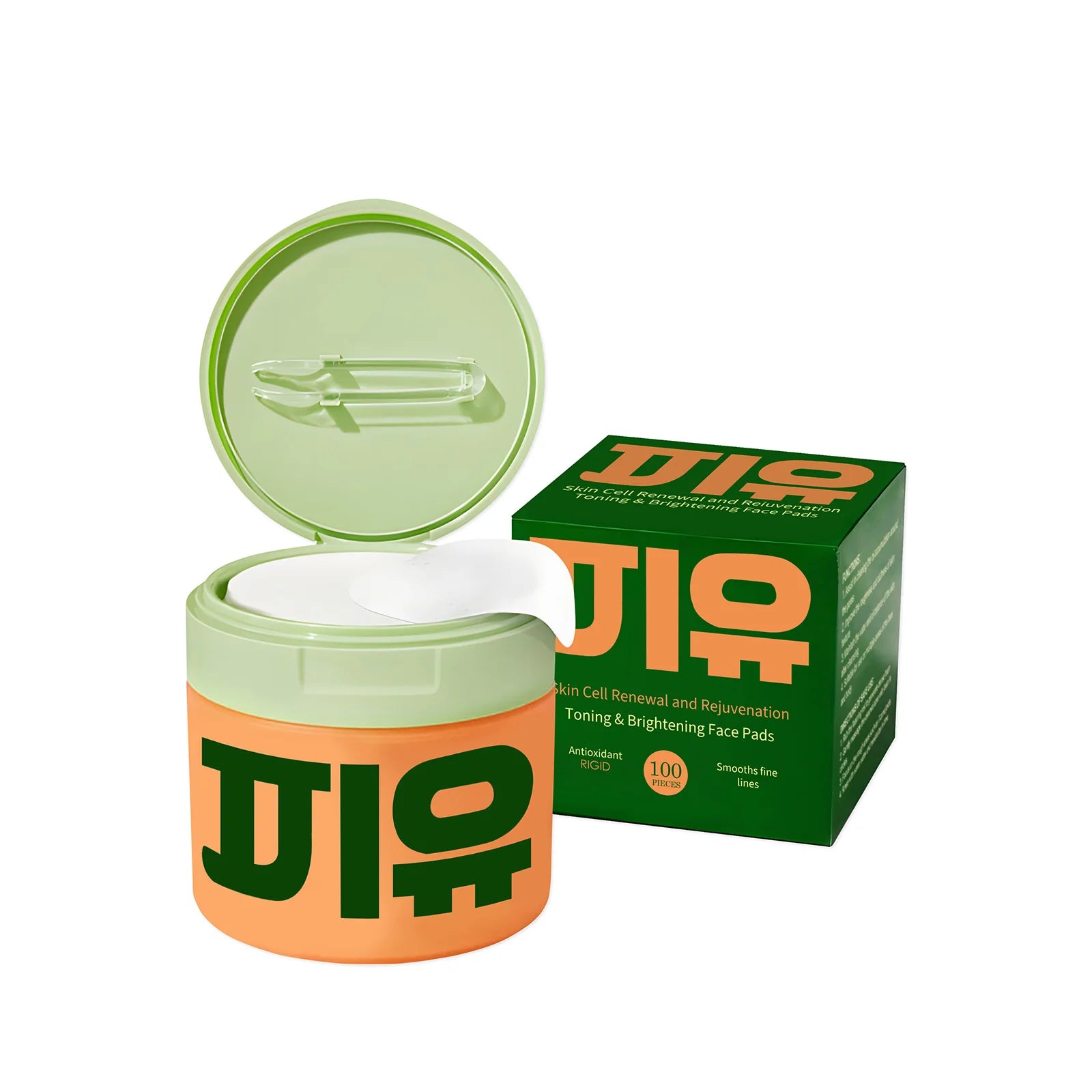 Centella Asiatica Moisturizing Facial Pads 100 Pcs – Brighten Facial Skincare Pads Zpaxo 100PCS 100PCS