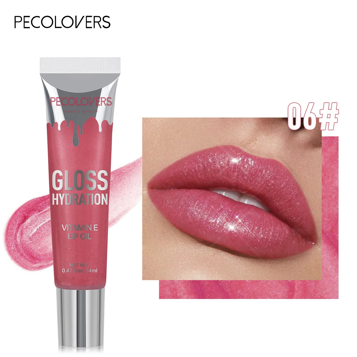 1 Pc Water Glossy Mirror Jelly Lip Gloss Moisturizing Lips Shine Delicately Brightening Lip Color Zpaxo 06