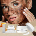 Jaysuing Honey Brown Sugar Face Scrub – Exfoliate & Shrink Pores Facial Exfoliating Scrub Zpaxo 3x30g