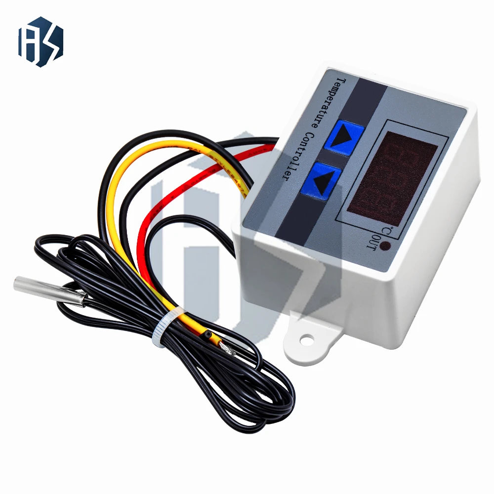 XH-W3001 10A Digital LED Thermostat Temperature Controller 12V/24V/220V for NTC Temperature Sensor Zpaxo