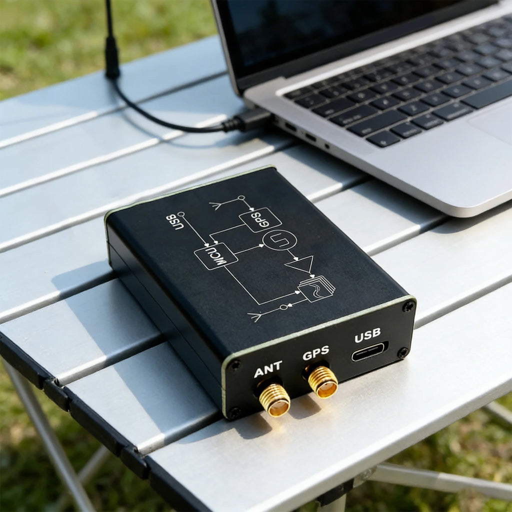 1-30MHz SI5351 WSPR Transmitter Hardware with TCXO GPS Auto QTH Positioning 23dBm Connector for Test Measurement Tool Accessory Zpaxo
