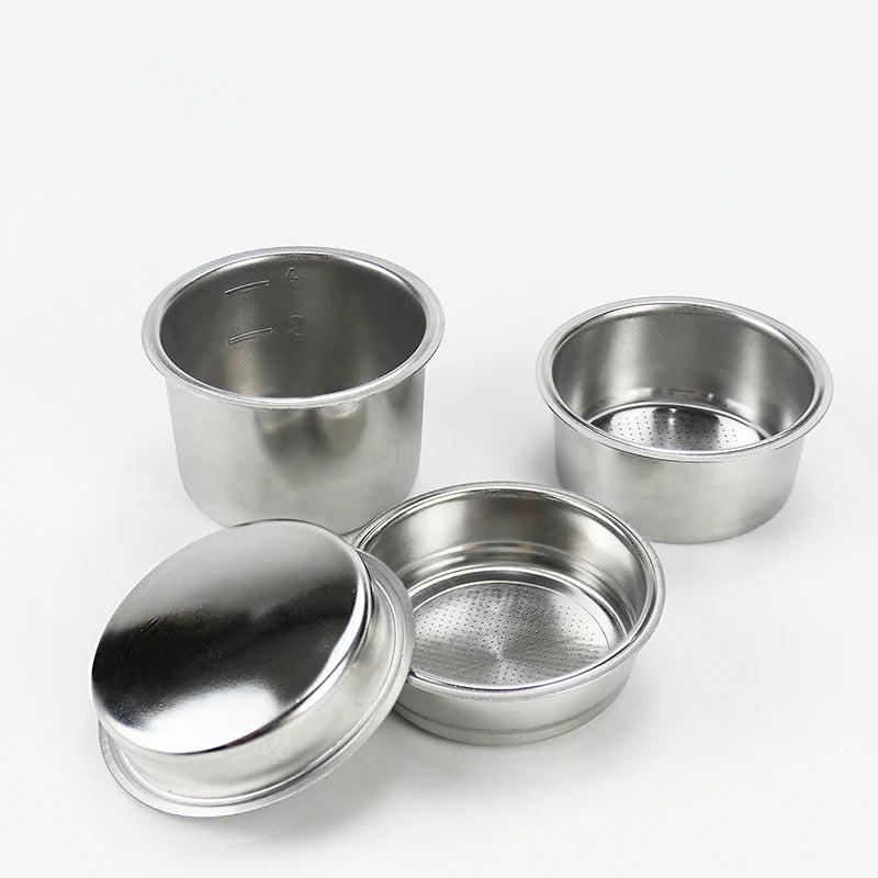 Espresso Filter Basket 51mm 58mm – 1/2/4 Cup Replacement Espresso Filter Basket Zpaxo