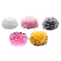 Artificial Feather Light Shade Pendant Lamp Shade Artificial Feather Lampshade for E27 Bulb Pendant Ceiling Light Bedside Zpaxo Yellow