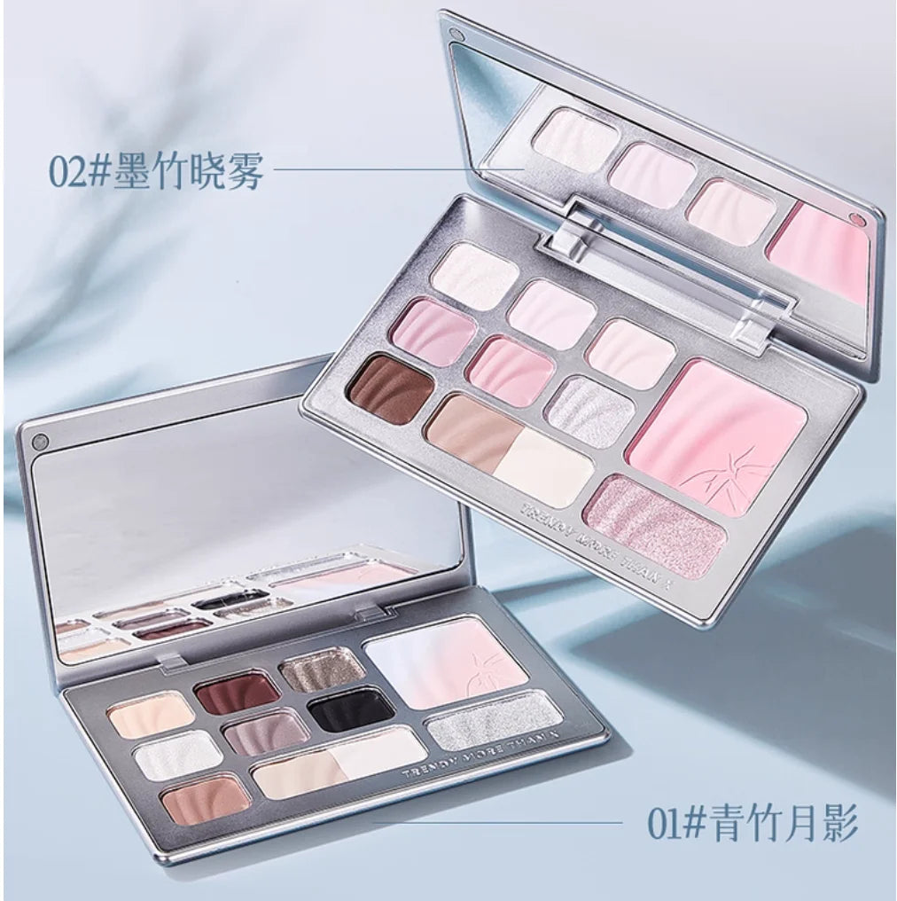 TMOX Bamboo Shadow Ten Eyeshadow Integrated Palette Matte Satin Zpaxo