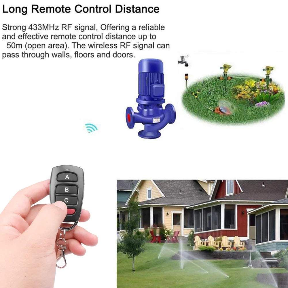 433 Mhz RF Copy Remote Control Key Transmitter Duplicated Cloning Zpaxo