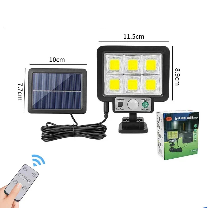 Solar LED Wall Light – 3-Mode Motion Sensor IP65 Outdoor Solar Wall Light Zpaxo JX-F72 72COB
