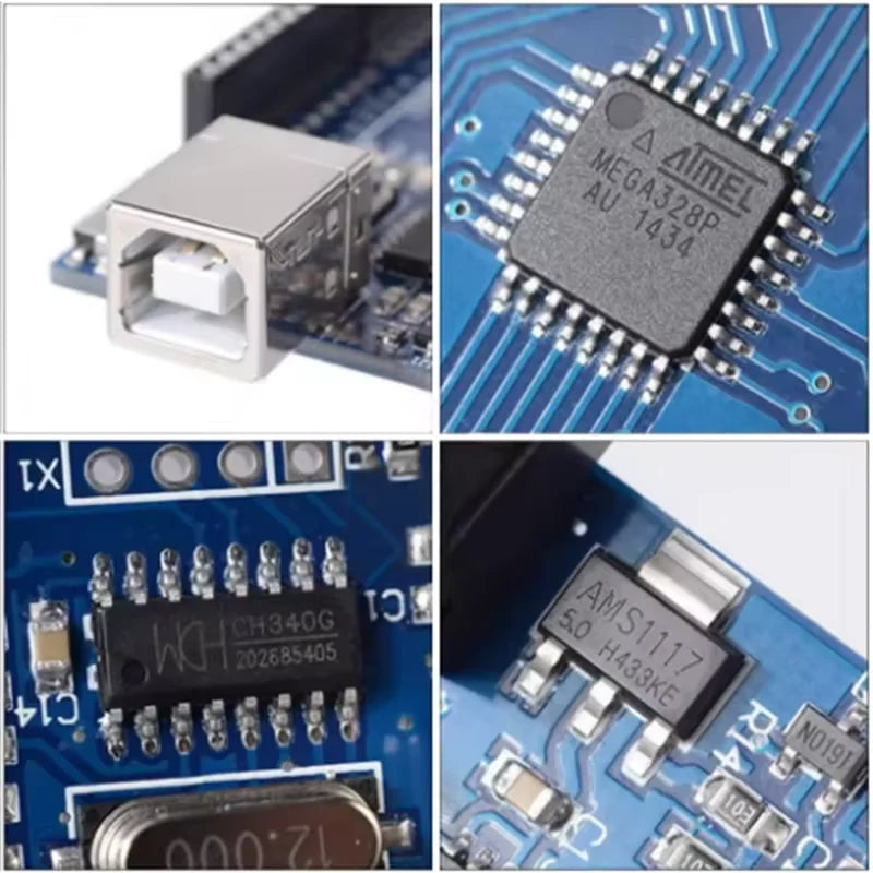 ATmega328P UNO-R3 Development Board Version Control Microcontroller Zpaxo