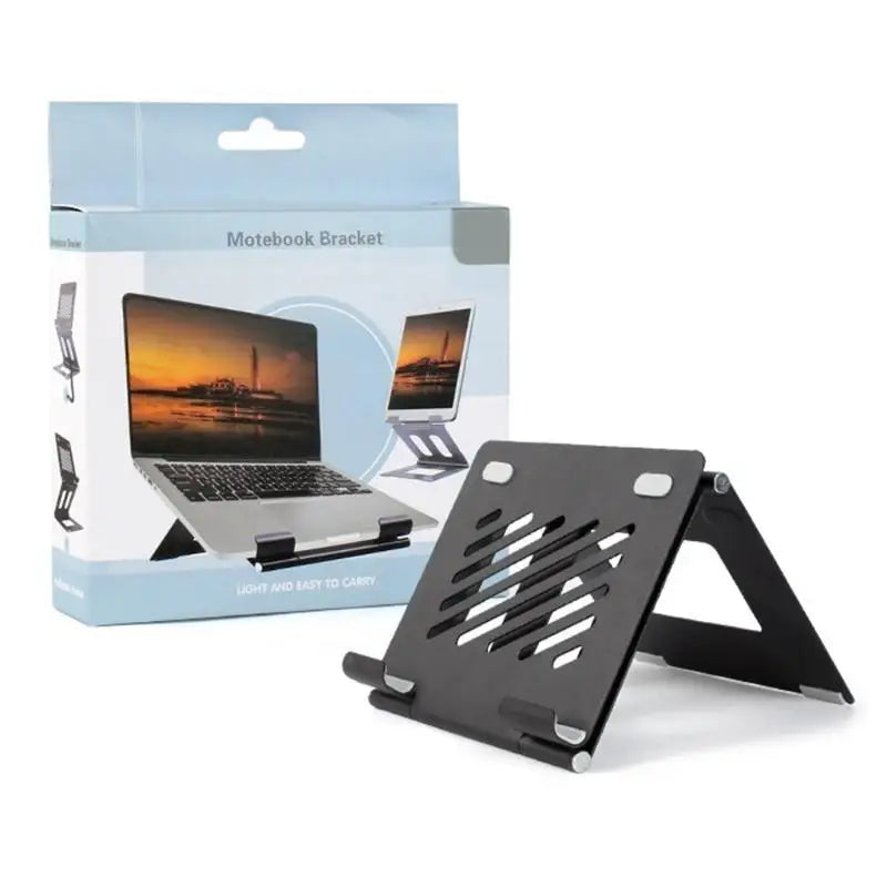 652F Adjustable Folding Laptop Stand Tablet Riser Cooling Bracket Zpaxo