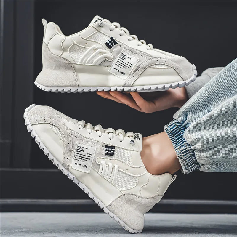 Men's Casual Sneakers Luxury Trainer Shoes Breathable Race Running