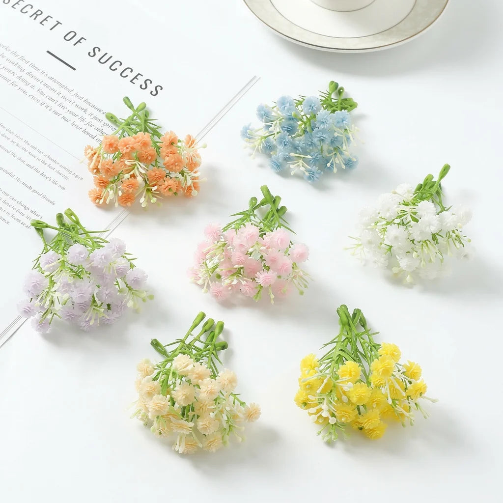 Artificial Gypsophila Baby's Breath Flowers 8cm – 12 Colors