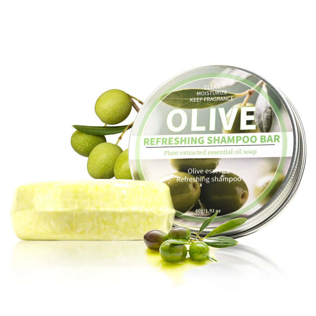 Olive Oil Shampoo Bar & Hand Soap – Deep Clean & Hydrating Olive Shampoo Bar Zpaxo