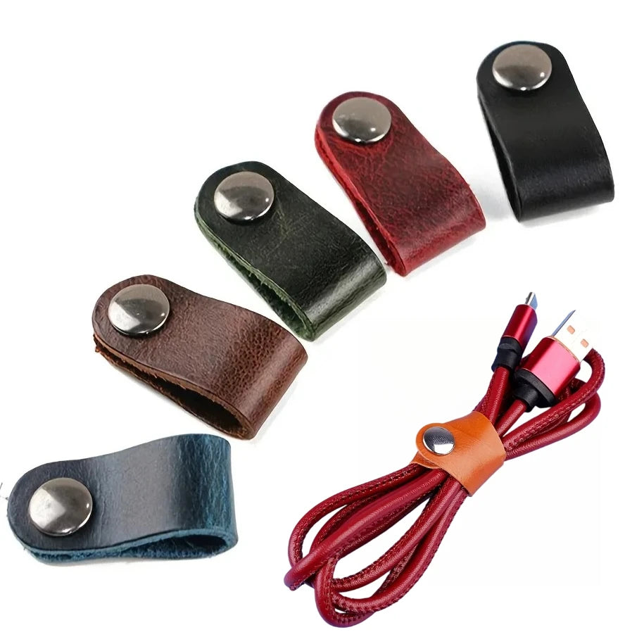 Compact Cord Organizer Cable Winder Earphones Chargers USB Wires