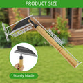 Japanese Grass Hoe Weeding Tools for Garden Hand Tool 13inch Weed Removal Tool Carbon Steel Garden Weed Hoe Comfortable Grip Zpaxo 13inch
