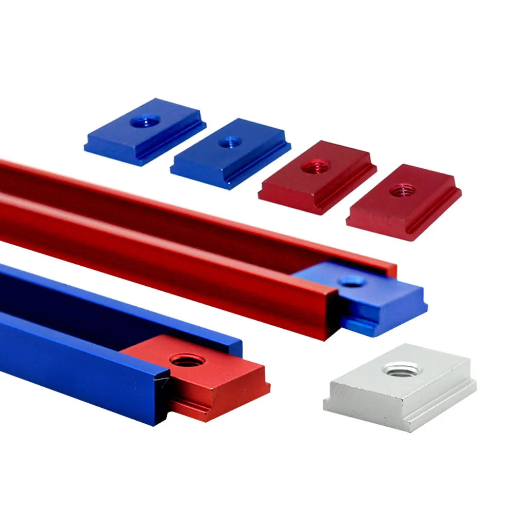Woodworking Jig Screw Slot Fastener T Slider for T Slot Miter Track Slider Sliding T Slot Nut T Track Aluminium Woodworking Part Zpaxo