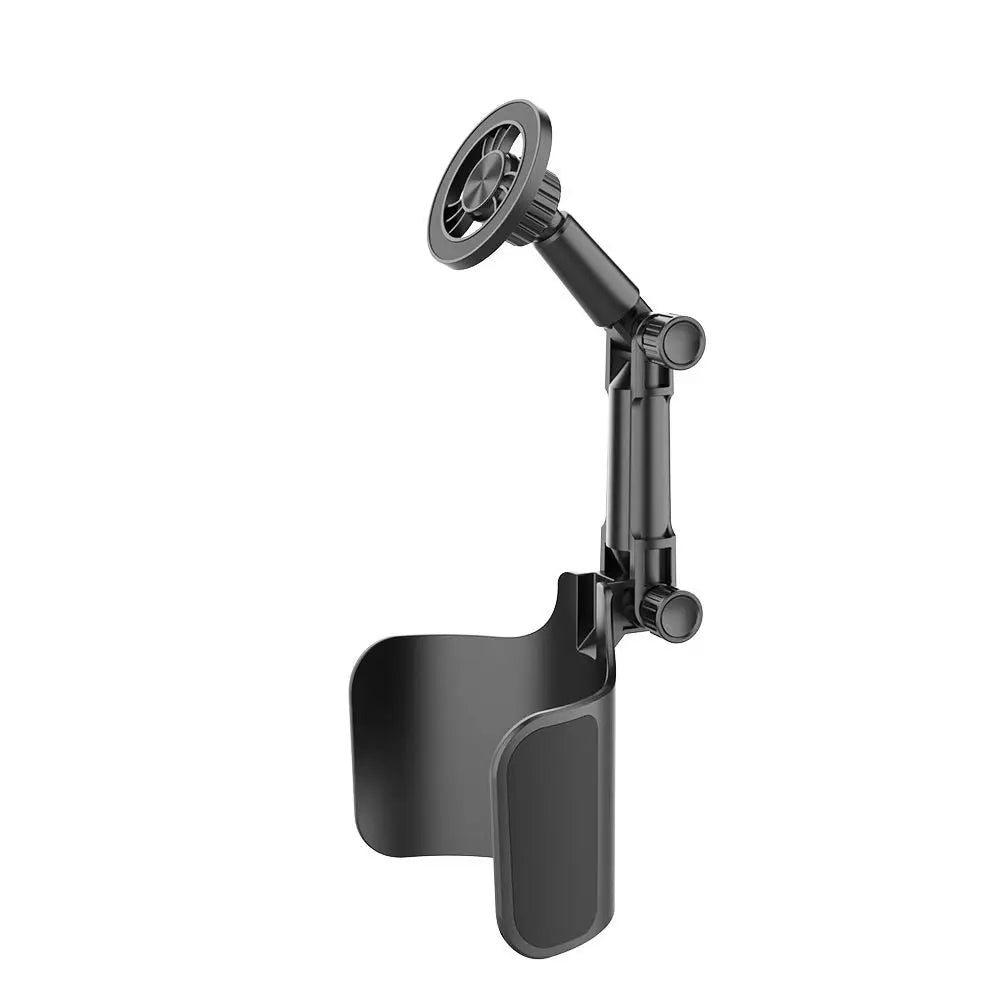 2-in-1 Magnetic Car Cup Holder Adjustable Long Arm Hands-Free Magnetic Car Phone Holder Quick Installation Strong Magnet Zpaxo