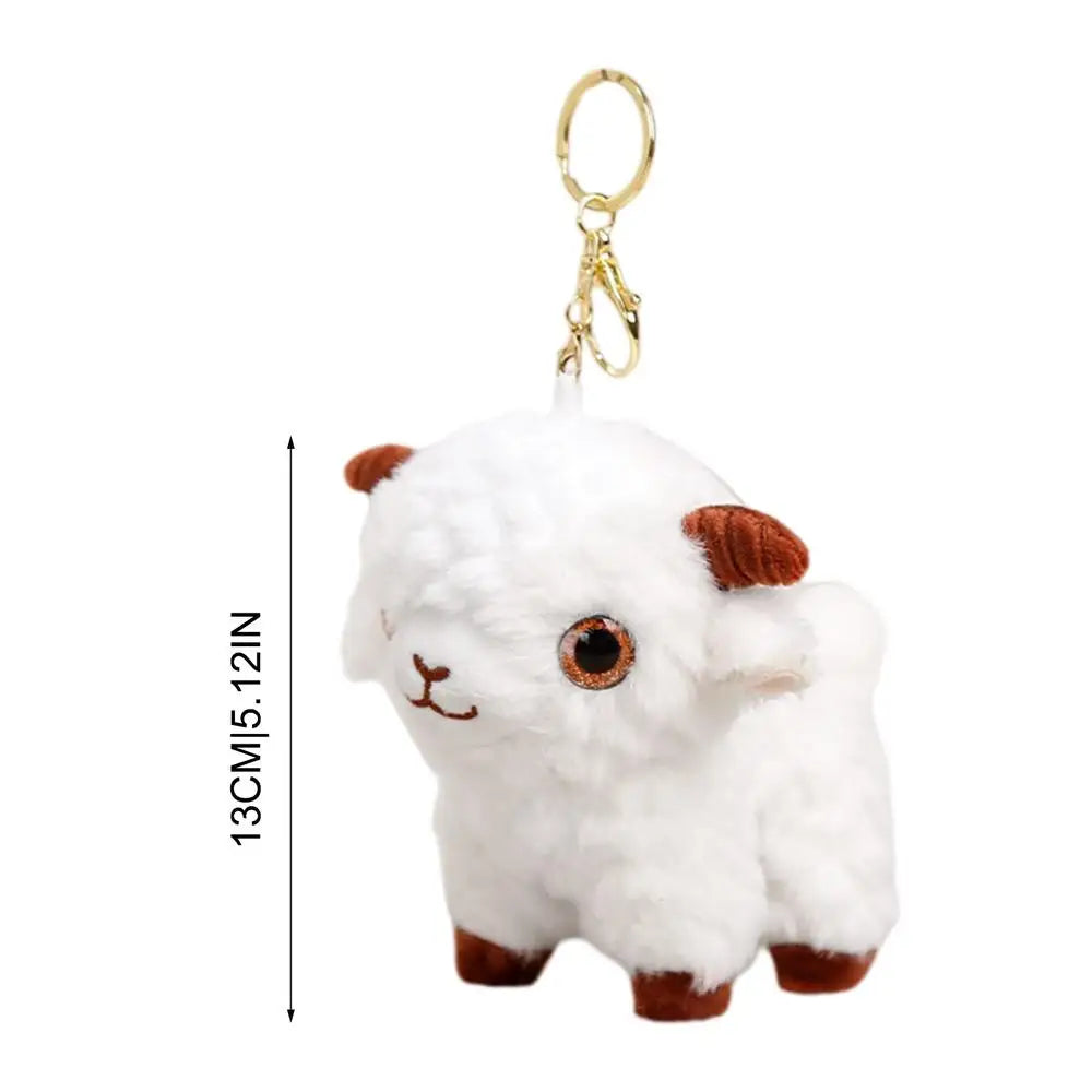 Lamb Keychain Kawaii Soft Plush Purse Charm Plush Animal Keyring For Men Women Kids Girls Boys Adults Birthday Holiday Wallet Zpaxo As Picture China Mainland