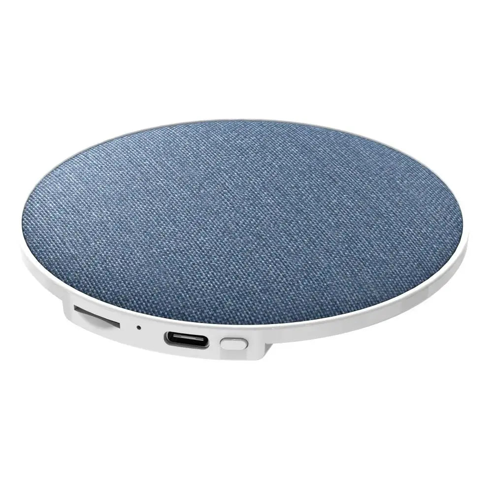 Mini Sleep Speaker Bluetooth 5.4 Bone Conduction Hifi Under Pillow Bedside Sleep Aid 360° Surround Sound Machine 2026 New Zpaxo Blue