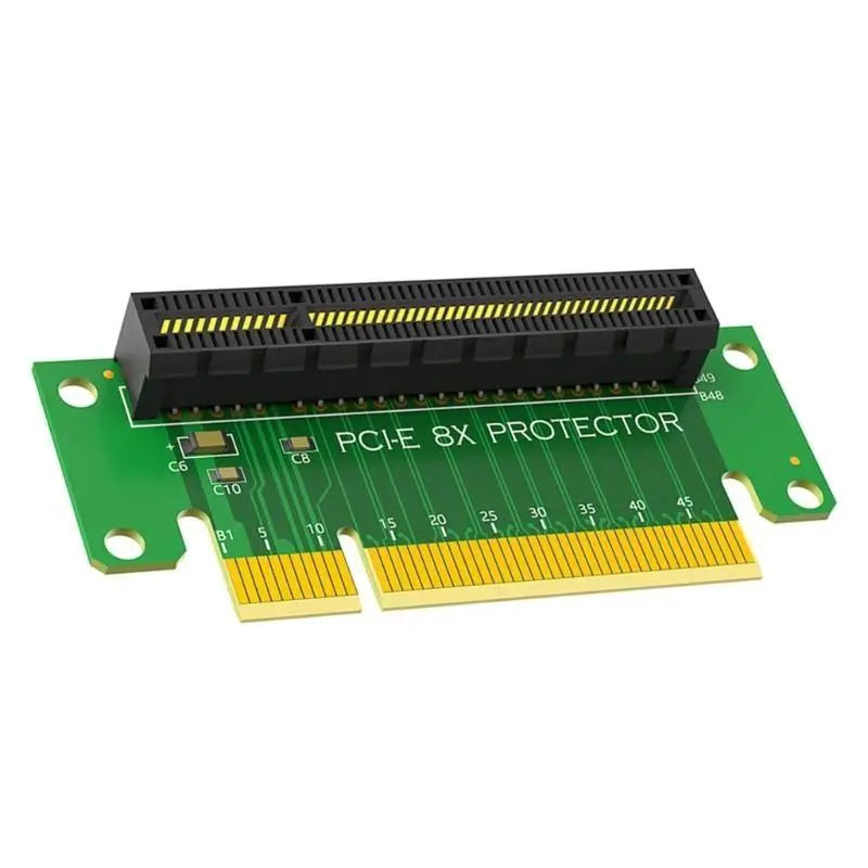 652F Pcie 8X to Pcie 8X Risers Adapter Card 90 Degree PCIE Extender Extension Zpaxo