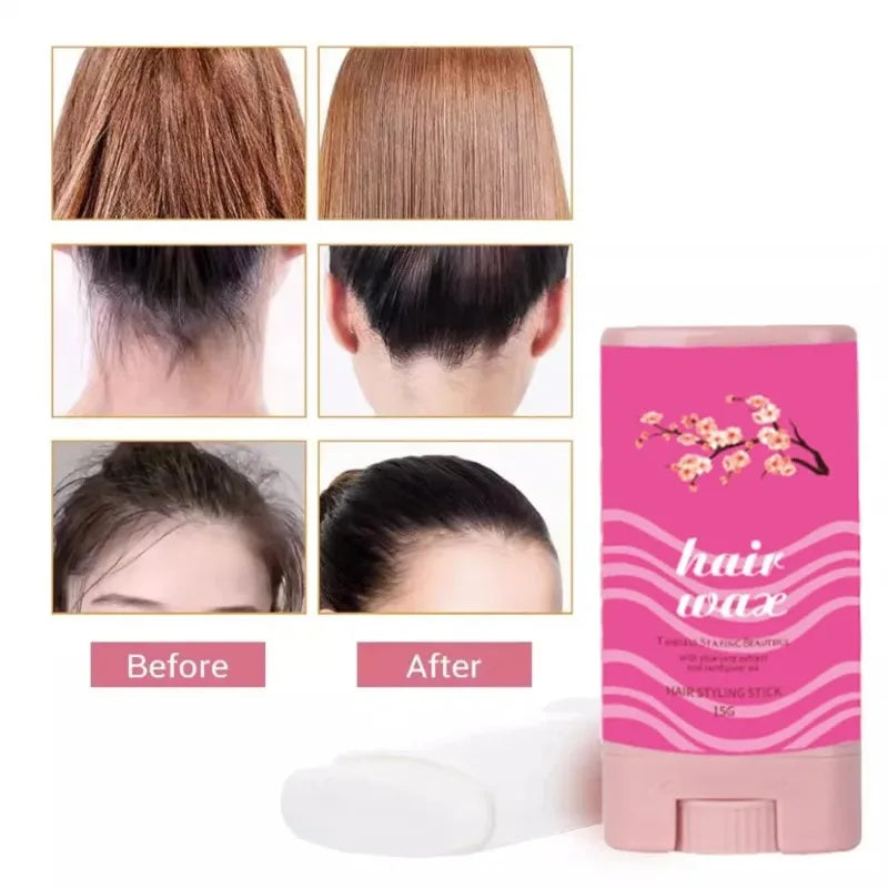 Hair Wax Pomade Broken Frizz Fixed Fluffy Styling Greasy Gel Lasting