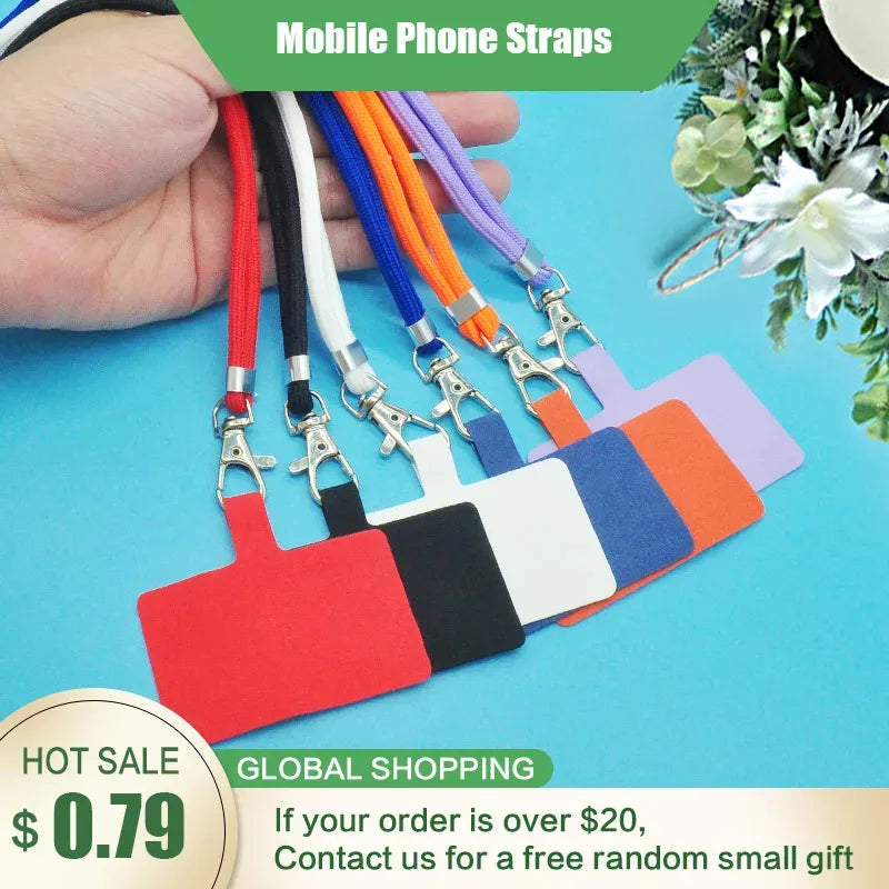 Universal Phone Lanyard with Clip – Adjustable Anti-Loss Nylon Strap