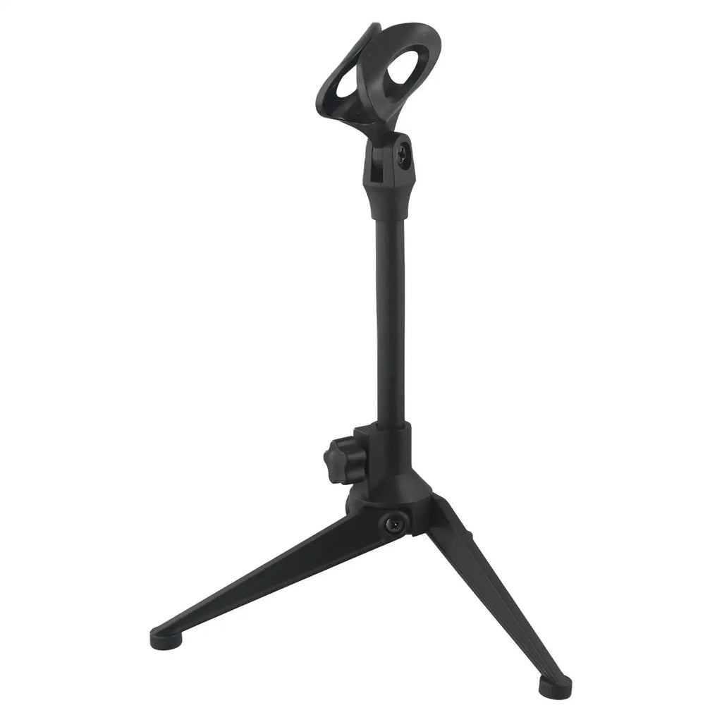 Adjustable Microphone Stand Desk Tripod Mini Lightweight Portable Mic Clip Holder Bracket For Live Streaming Recording Karaoke Zpaxo