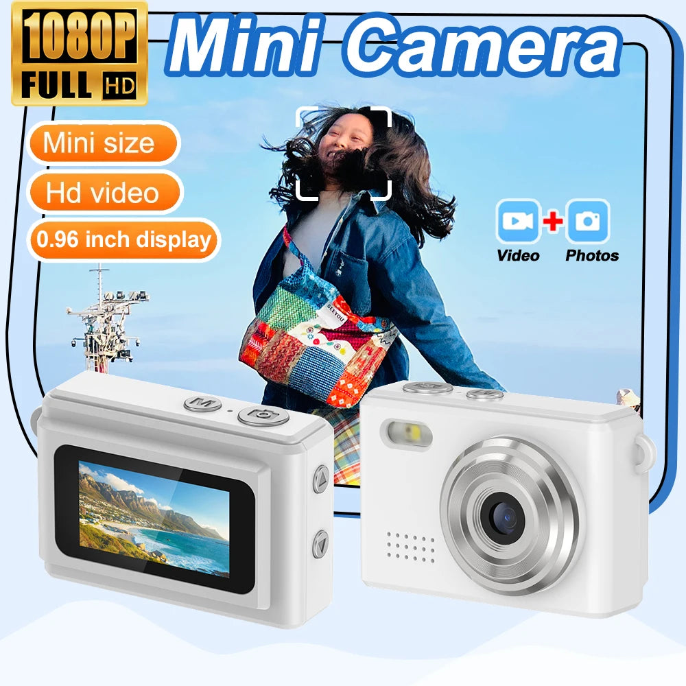 Small Mini Camera Video Recorder Monoreflexes Shaped Mini Camera 0.96-inch Children Video Camera Keychain Camera for Kids DC23 Zpaxo