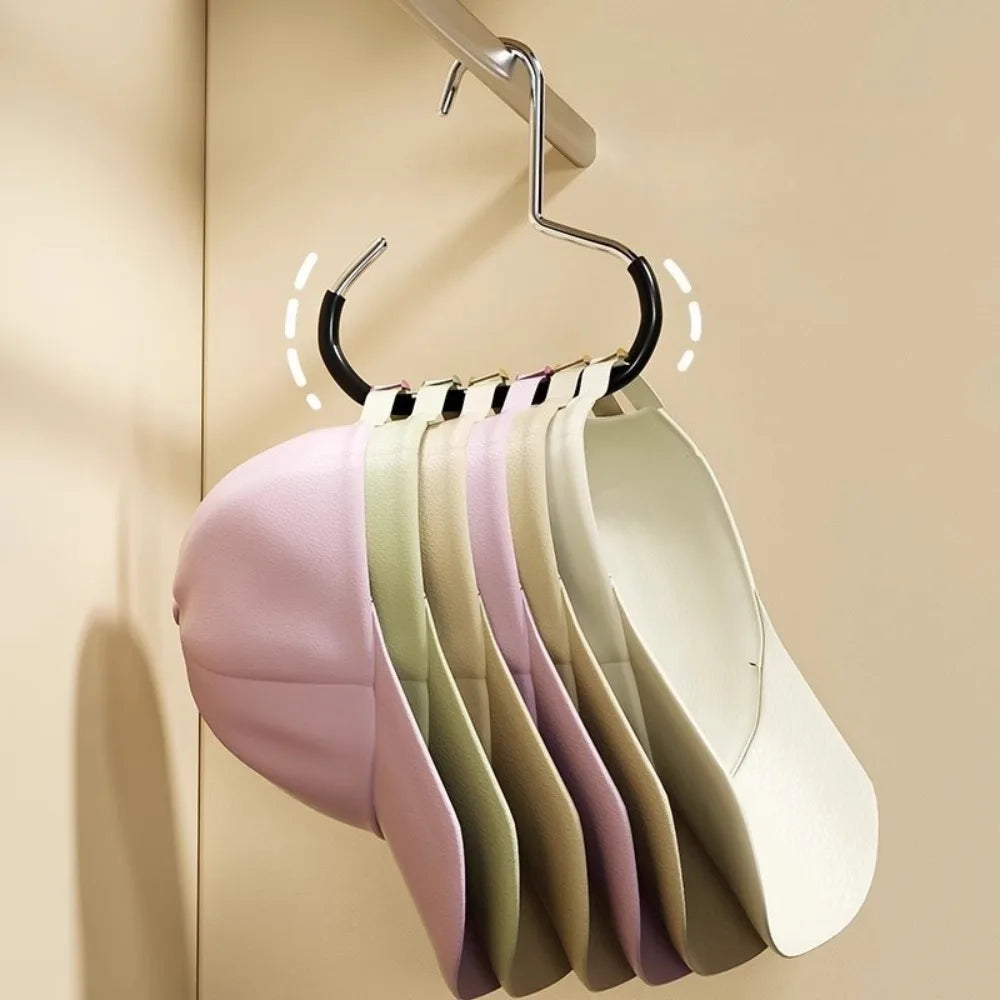 Cap Storage Rack Multi-hook Hanger Baseball Caps Hats Space-saving