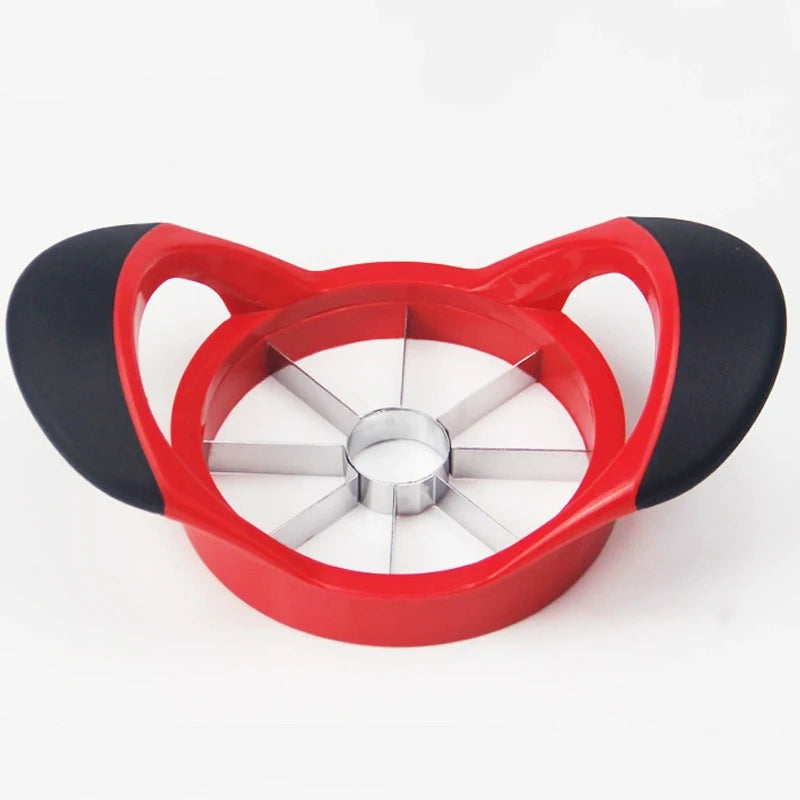 Apple Slicer Stainless Steel Corerpeelerfruit Cuttersuper Sharp Zpaxo black red-1pc