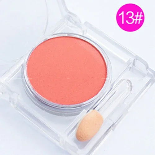 Monochrome blush Matte Natural Cheek Color Brightening Face Waterproof Facial Contouring Makeup Blush Powder Soft Makeup Zpaxo 13