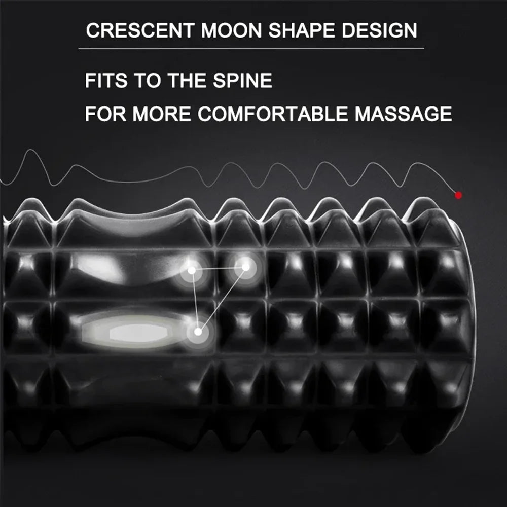 45/30cm Foam Massage Roller Hollow Column Fitness Equipment for Muscle Massage Physiotherapy and Sports Rehabilitation Zpaxo