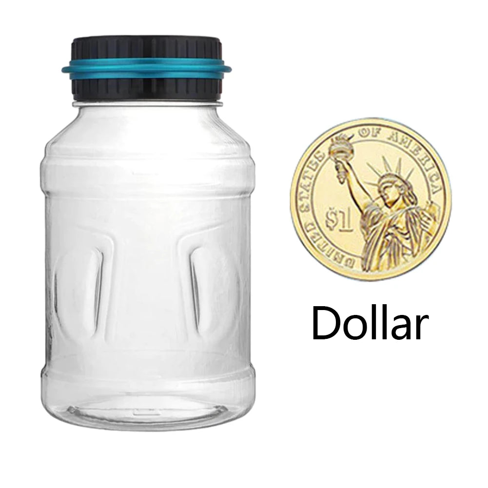 Electronic Digital Counting Money Jar LCD Counter Coin Bank Savings Zpaxo Dollar
